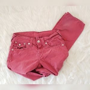 EUC TRUE RELIGION Men's Big T Straight Fit Jeans